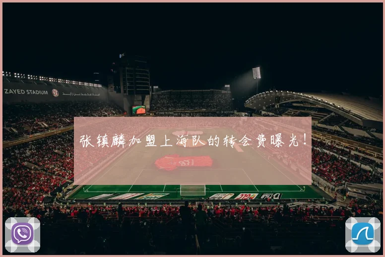 张镇麟加盟上海队的转会费曝光!