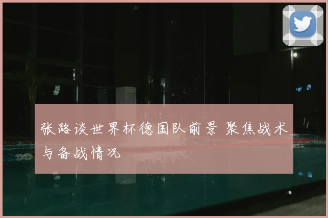 张路谈世界杯德国队前景 聚焦战术与备战情况
